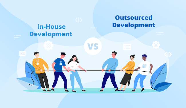 Outsource or In-house team to build an app: How to choose?
