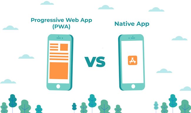 Progressive web app vs native app overview