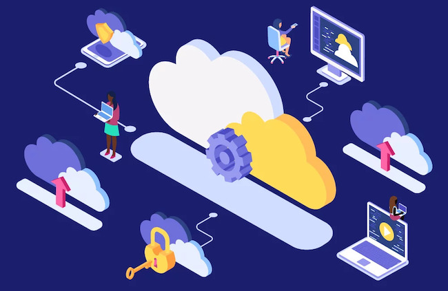 How cloud application works