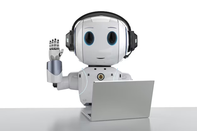 What does using robots for customer service mean? 