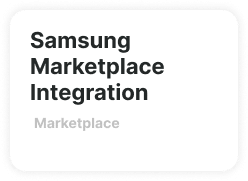 samsung marketplace integration